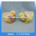 2016 New Arrival Ceramic Chicken Plate for Easter Day